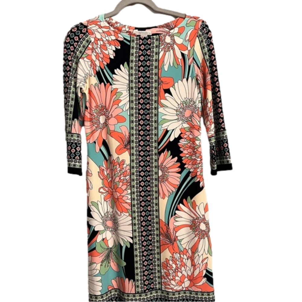 **NWOT**London Times Colorful Shift Dress​